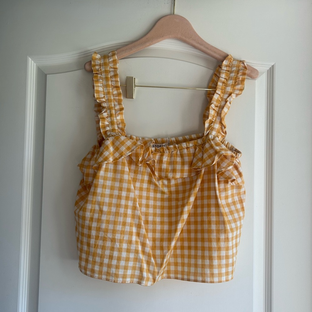 Storm Checkered Top